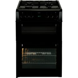 Beko BDVG694KP 60cm Double Oven Gas Cooker in Black